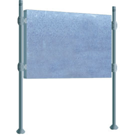 Panell d'anunci lliure s/rètol d'alç 1225 x 1670 mm